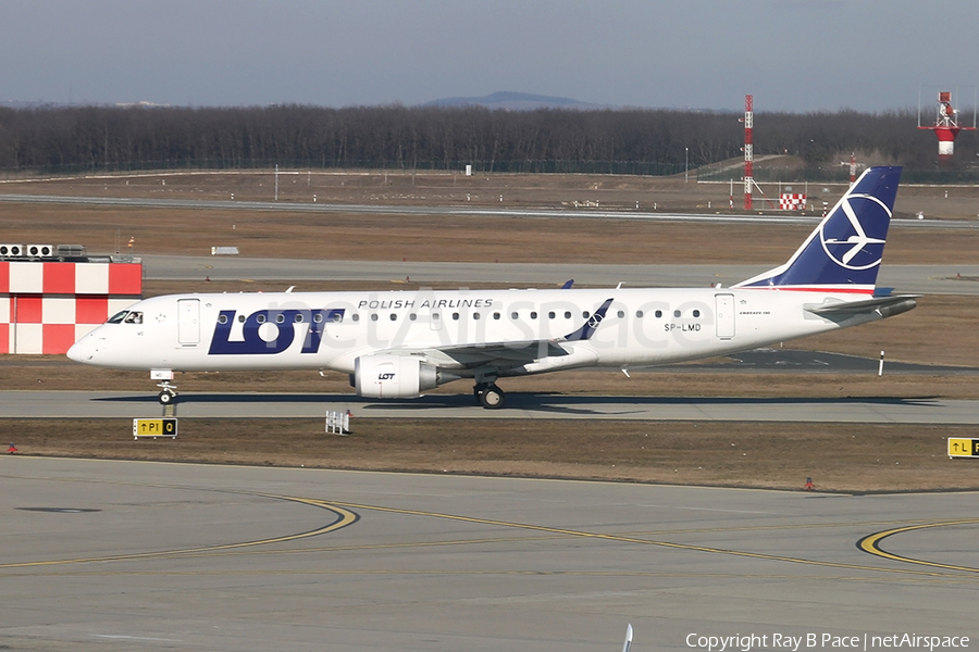 LOT Polish Airlines Embraer ERJ-190STD (ERJ-190-100STD) (SP-LMD) | Photo 395203