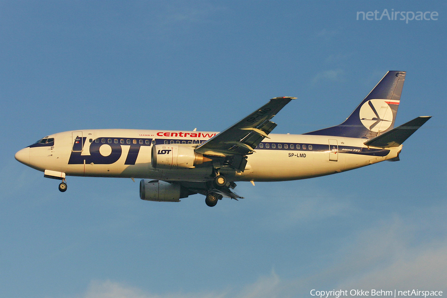 LOT Polish Airlines (Centralwings) Boeing 737-36N (SP-LMD) | Photo 40446