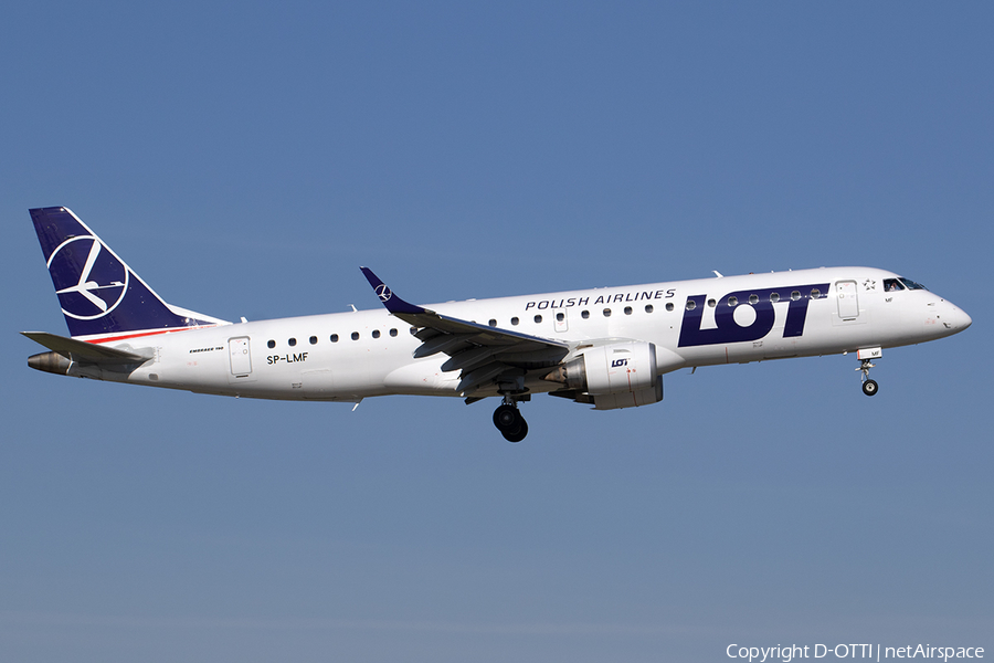 LOT Polish Airlines Embraer ERJ-190AR (ERJ-190-100IGW) (SP-LMF) | Photo 527518