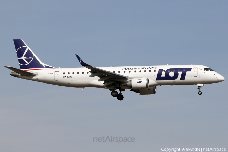 LOT Polish Airlines Embraer ERJ-190STD (ERJ-190-100STD) (SP-LMG) | Photo 558074