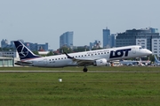 LOT Polish Airlines Embraer ERJ-190LR (ERJ-190-100LR) (SP-LMH) at  Warsaw - Frederic Chopin International, Poland