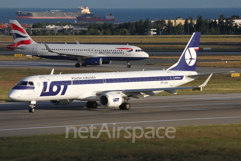 LOT Polish Airlines Embraer ERJ-195LR (ERJ-190-200LR) (SP-LNA) at  Istanbul - Ataturk, Turkey