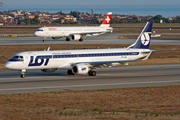 LOT Polish Airlines Embraer ERJ-195LR (ERJ-190-200LR) (SP-LNA) at  Istanbul - Ataturk, Turkey