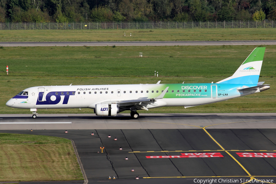 LOT Polish Airlines Embraer ERJ-195LR (ERJ-190-200LR) (SP-LNA) | Photo 527653