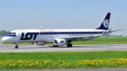 LOT Polish Airlines Embraer ERJ-195LR (ERJ-190-200LR) (SP-LNA) at  Warsaw - Frederic Chopin International, Poland