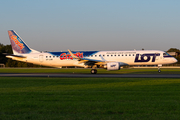 LOT Polish Airlines Embraer ERJ-195LR (ERJ-190-200LR) (SP-LNB) at  Hamburg - Fuhlsbuettel (Helmut Schmidt), Germany