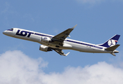 LOT Polish Airlines Embraer ERJ-195LR (ERJ-190-200LR) (SP-LNB) at  London - Heathrow, United Kingdom