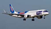 LOT Polish Airlines Embraer ERJ-195LR (ERJ-190-200LR) (SP-LNB) at  Brussels - International, Belgium