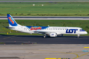 LOT Polish Airlines Embraer ERJ-195LR (ERJ-190-200LR) (SP-LNB) at  Dusseldorf - International, Germany