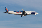 LOT Polish Airlines Embraer ERJ-195LR (ERJ-190-200LR) (SP-LNB) at  Frankfurt am Main, Germany