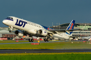 LOT Polish Airlines Embraer ERJ-195LR (ERJ-190-200LR) (SP-LNB) at  Hamburg - Fuhlsbuettel (Helmut Schmidt), Germany