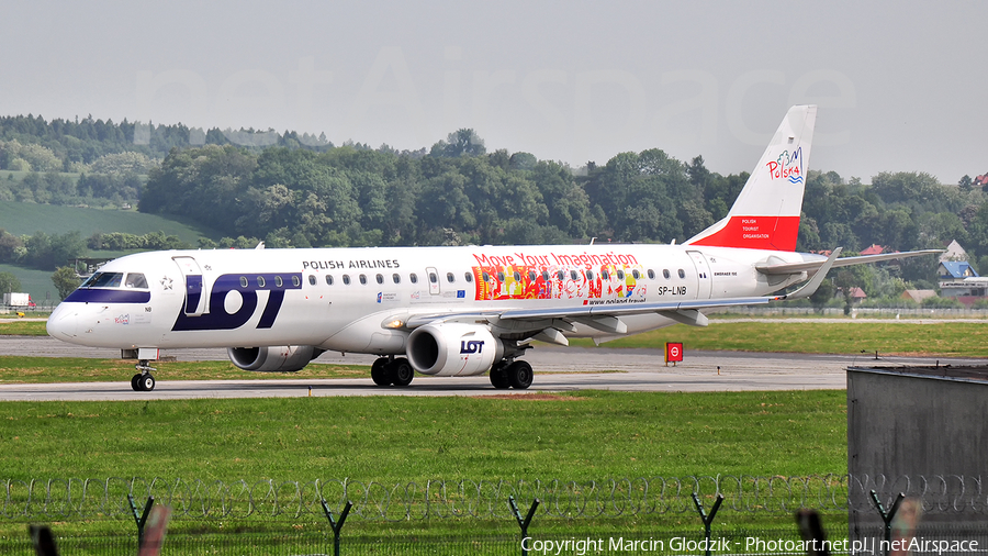 LOT Polish Airlines Embraer ERJ-195LR (ERJ-190-200LR) (SP-LNB) | Photo 408370