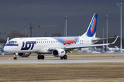 LOT Polish Airlines Embraer ERJ-195LR (ERJ-190-200LR) (SP-LNB) at  Munich, Germany