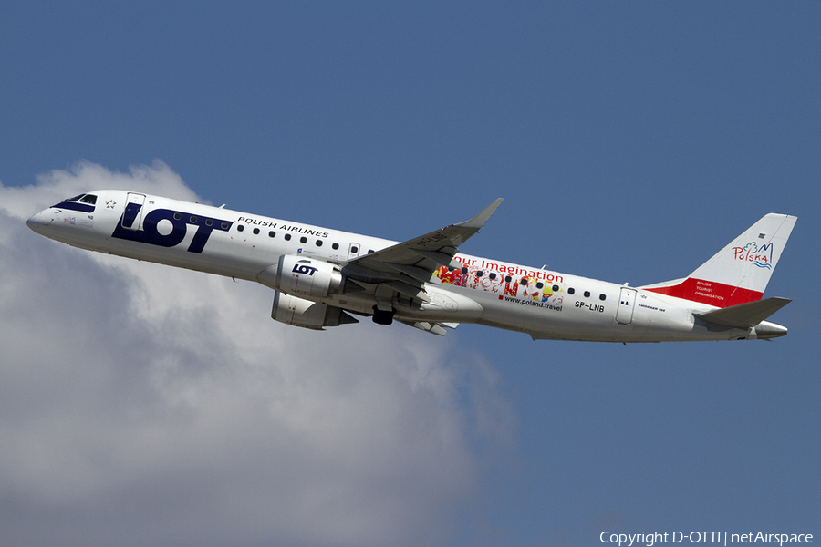 LOT Polish Airlines Embraer ERJ-195LR (ERJ-190-200LR) (SP-LNB) | Photo 380756