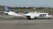 LOT Polish Airlines Embraer ERJ-195LR (ERJ-190-200LR) (SP-LNB) at  Warsaw - Frederic Chopin International, Poland