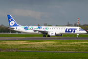 LOT Polish Airlines Embraer ERJ-195LR (ERJ-190-200LR) (SP-LNC) at  Dusseldorf - International, Germany