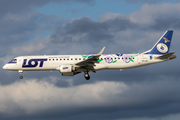 LOT Polish Airlines Embraer ERJ-195LR (ERJ-190-200LR) (SP-LNC) at  Hamburg - Fuhlsbuettel (Helmut Schmidt), Germany