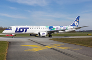 LOT Polish Airlines Embraer ERJ-195LR (ERJ-190-200LR) (SP-LNC) at  Hamburg - Fuhlsbuettel (Helmut Schmidt), Germany