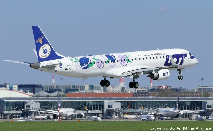 LOT Polish Airlines Embraer ERJ-195LR (ERJ-190-200LR) (SP-LNC) | Photo 446636