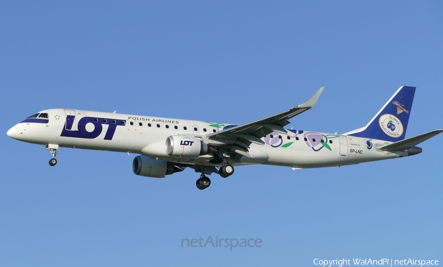 LOT Polish Airlines Embraer ERJ-195LR (ERJ-190-200LR) (SP-LNC) | Photo 449668