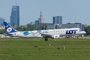 LOT Polish Airlines Embraer ERJ-195LR (ERJ-190-200LR) (SP-LNC) at  Warsaw - Frederic Chopin International, Poland