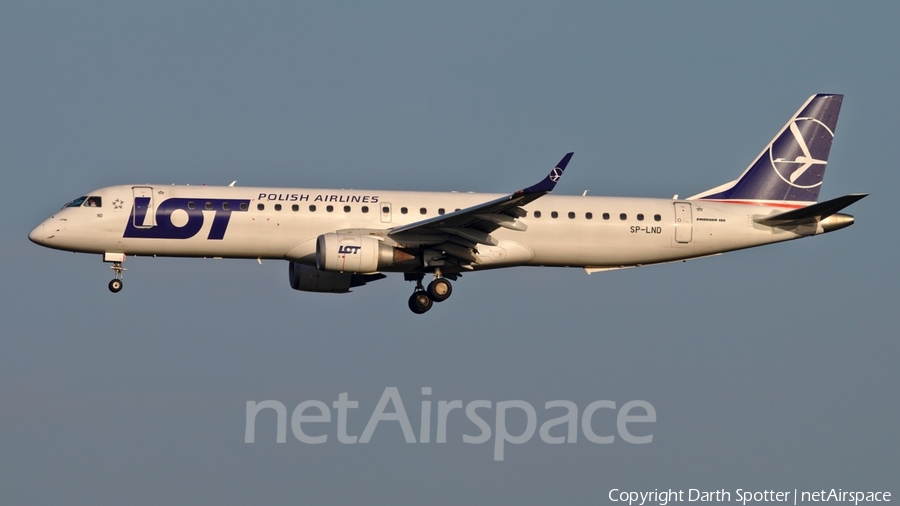 LOT Polish Airlines Embraer ERJ-195LR (ERJ-190-200LR) (SP-LND) | Photo 201261