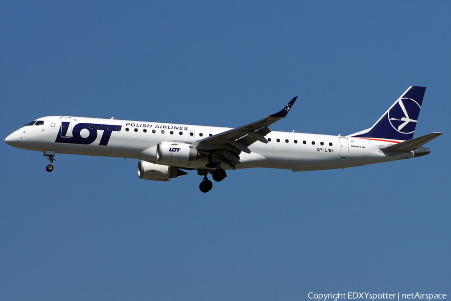 LOT Polish Airlines Embraer ERJ-195LR (ERJ-190-200LR) (SP-LND) | Photo 276258