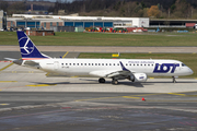 LOT Polish Airlines Embraer ERJ-195LR (ERJ-190-200LR) (SP-LND) at  Hamburg - Fuhlsbuettel (Helmut Schmidt), Germany