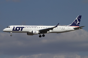 LOT Polish Airlines Embraer ERJ-195LR (ERJ-190-200LR) (SP-LND) at  Warsaw - Frederic Chopin International, Poland