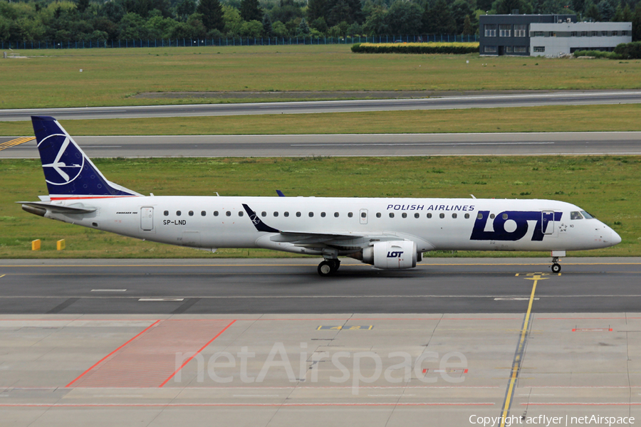 LOT Polish Airlines Embraer ERJ-195LR (ERJ-190-200LR) (SP-LND) | Photo 588859