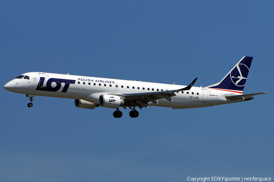 LOT Polish Airlines Embraer ERJ-195LR (ERJ-190-200LR) (SP-LNE) | Photo 276259