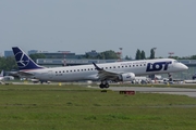 LOT Polish Airlines Embraer ERJ-195LR (ERJ-190-200LR) (SP-LNE) at  Warsaw - Frederic Chopin International, Poland