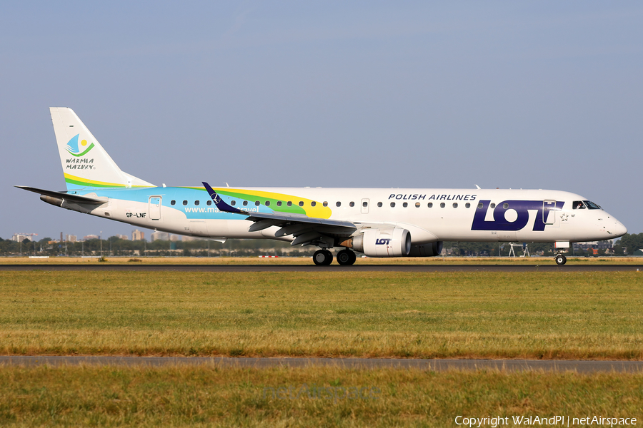 LOT Polish Airlines Embraer ERJ-195LR (ERJ-190-200LR) (SP-LNF) | Photo 520577