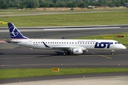 LOT Polish Airlines Embraer ERJ-195LR (ERJ-190-200LR) (SP-LNF) at  Dusseldorf - International, Germany