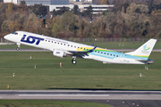 LOT Polish Airlines Embraer ERJ-195LR (ERJ-190-200LR) (SP-LNF) at  Dusseldorf - International, Germany