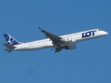 LOT Polish Airlines Embraer ERJ-195LR (ERJ-190-200LR) (SP-LNF) at  Frankfurt am Main, Germany