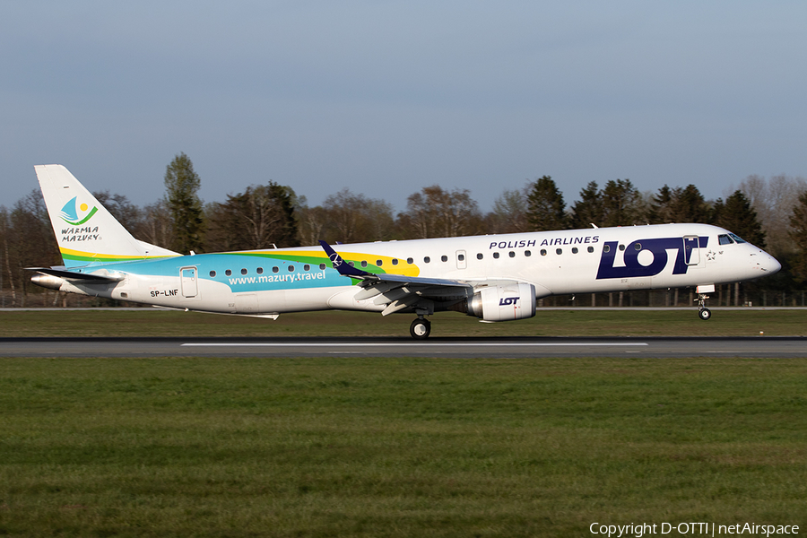 LOT Polish Airlines Embraer ERJ-195LR (ERJ-190-200LR) (SP-LNF) | Photo 504062