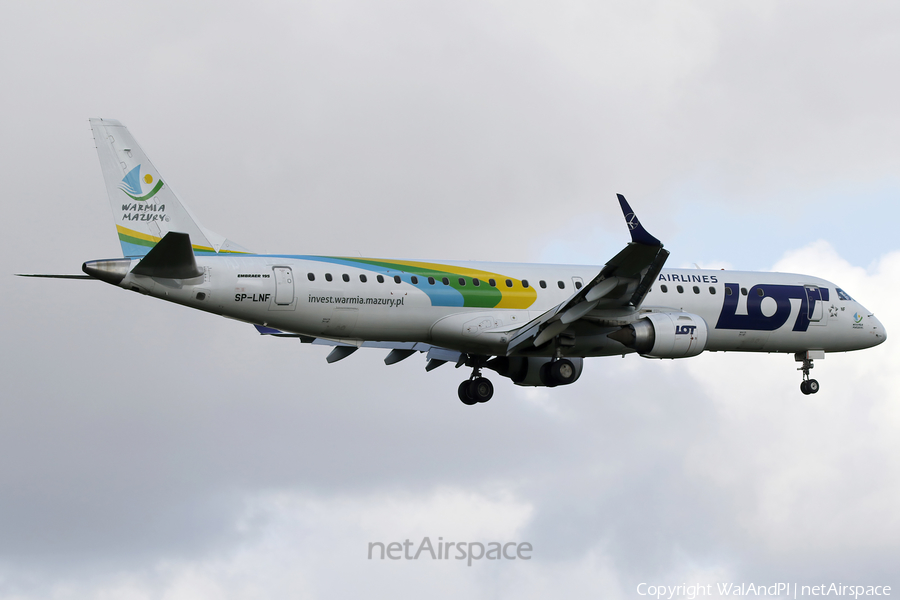 LOT Polish Airlines Embraer ERJ-195LR (ERJ-190-200LR) (SP-LNF) | Photo 651903