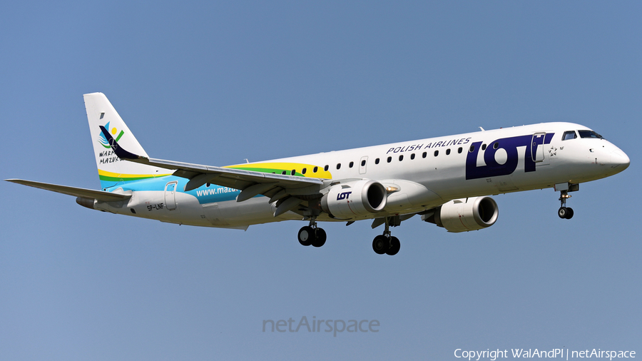 LOT Polish Airlines Embraer ERJ-195LR (ERJ-190-200LR) (SP-LNF) | Photo 454525