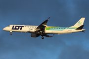 LOT Polish Airlines Embraer ERJ-195LR (ERJ-190-200LR) (SP-LNF) at  Warsaw - Frederic Chopin International, Poland