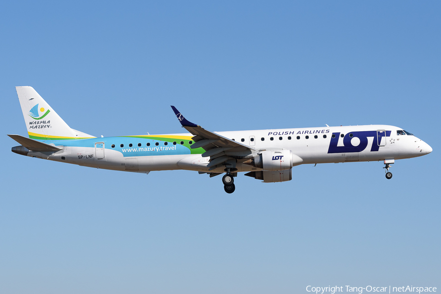 LOT Polish Airlines Embraer ERJ-195LR (ERJ-190-200LR) (SP-LNF) | Photo 499905