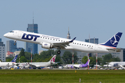 LOT Polish Airlines Embraer ERJ-195LR (ERJ-190-200LR) (SP-LNH) at  Warsaw - Frederic Chopin International, Poland