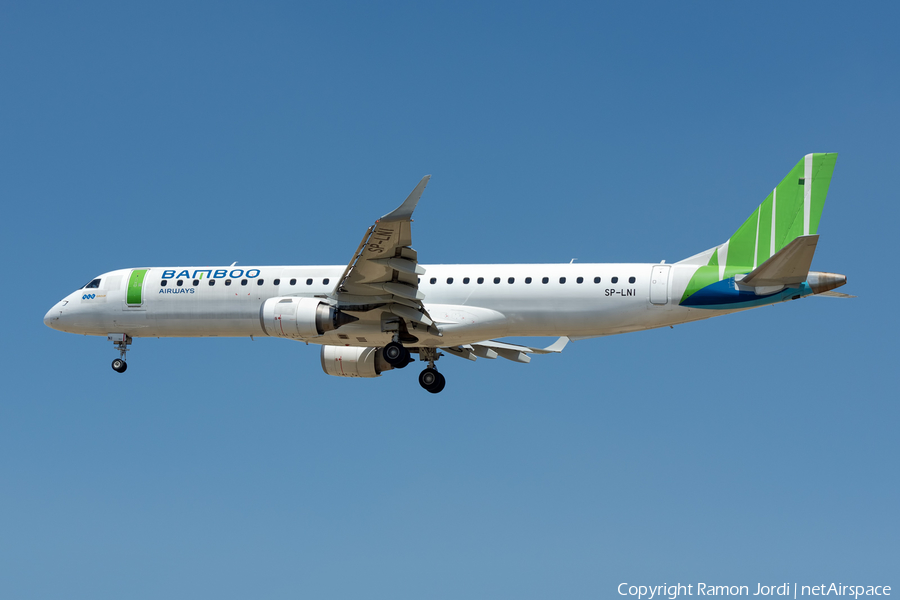 Bamboo Airways Embraer ERJ-195LR (ERJ-190-200LR) (SP-LNI) | Photo 459412