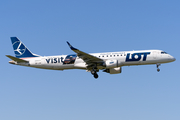 LOT Polish Airlines Embraer ERJ-195LR (ERJ-190-200LR) (SP-LNI) at  Amsterdam - Schiphol, Netherlands