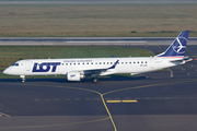 LOT Polish Airlines Embraer ERJ-195LR (ERJ-190-200LR) (SP-LNI) at  Dusseldorf - International, Germany