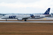 LOT Polish Airlines Embraer ERJ-195LR (ERJ-190-200LR) (SP-LNI) at  Munich, Germany