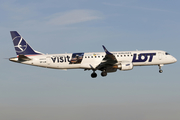 LOT Polish Airlines Embraer ERJ-195LR (ERJ-190-200LR) (SP-LNI) at  Warsaw - Frederic Chopin International, Poland