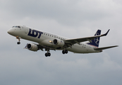 LOT Polish Airlines Embraer ERJ-195LR (ERJ-190-200LR) (SP-LNP) at  London - Heathrow, United Kingdom