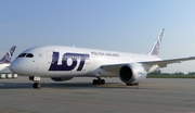 LOT Polish Airlines Boeing 787-8 Dreamliner (SP-LRA) at  Warsaw - Frederic Chopin International, Poland