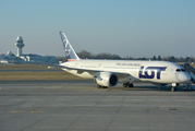 LOT Polish Airlines Boeing 787-8 Dreamliner (SP-LRA) at  Warsaw - Frederic Chopin International, Poland